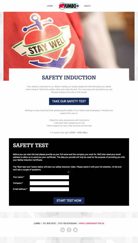 Home - Jumbo Safety Induction